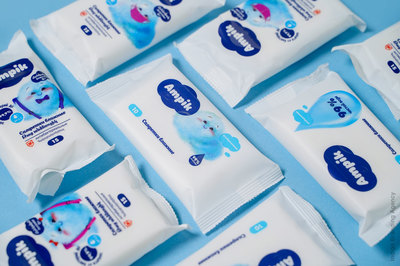 Ampik湿巾卫生用品包装设计